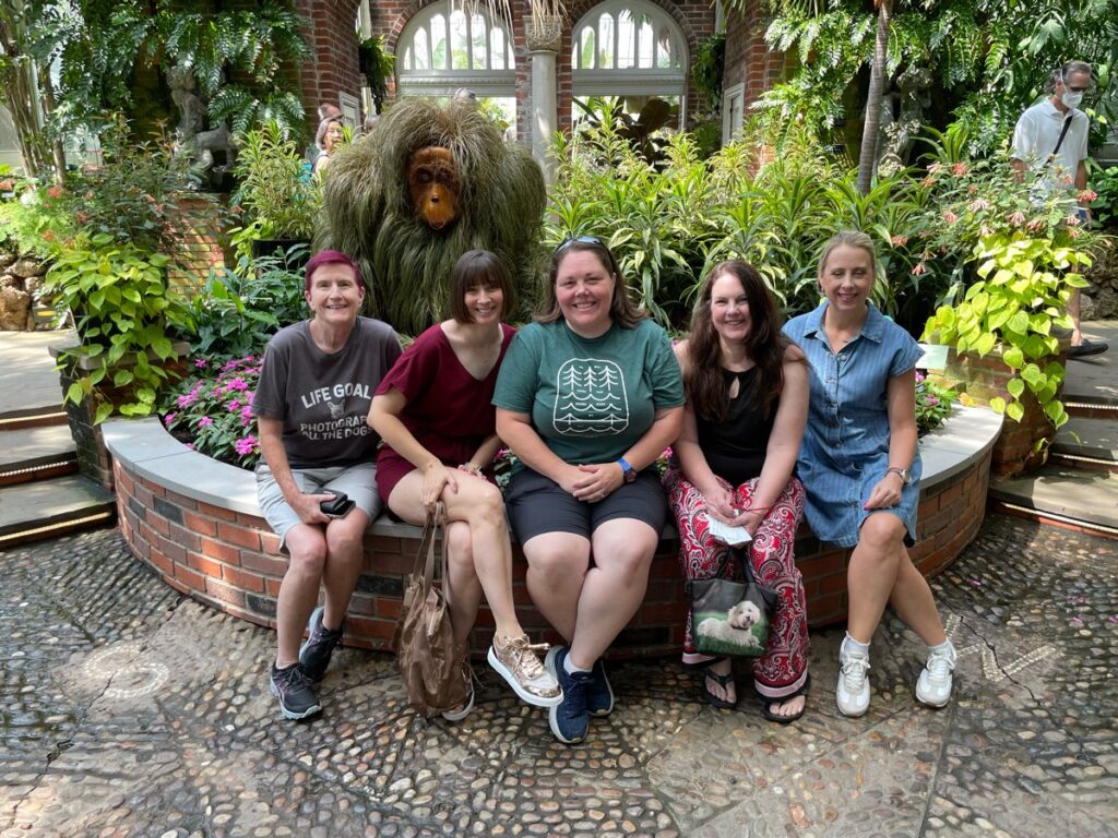 in person connection time with my pet photographer besties